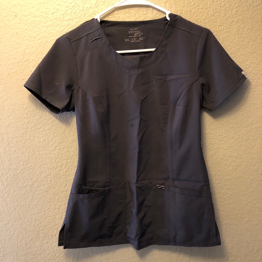 Cherokee Infinity Scrubs Pewter Gray